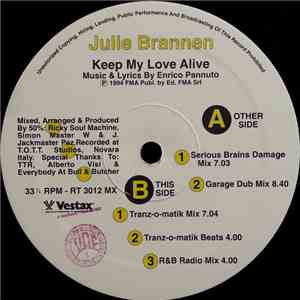 Julie Brannen - Keep My Love Alive mp3 album