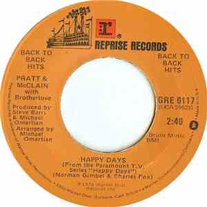 Pratt & McClain With Brotherlove - Happy Days / Devil With A Blue Dress mp3 album