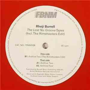 Rheji Burrell - The Lost Nu Groove Tapes mp3 album