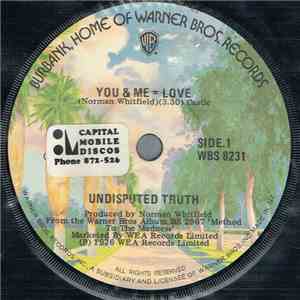 Undisputed Truth  - You & Me = Love mp3 album