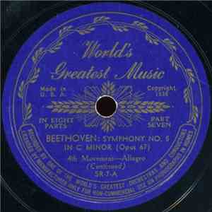 Beethoven : Unknown Artist - Symphony No. 5 In C Minor (Opus 67) Part Seven / Symphony No. 5 In C Minor (Opus 67) Part Eight mp3 album