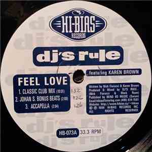 DJ's Rule - Feel Love mp3 album