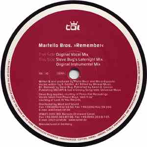 Martello Bros. - Remember mp3 album