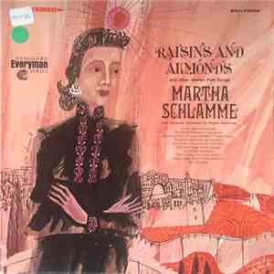Martha Schlamme - Raisins And Almonds And Other Jewish Folk Songsh1