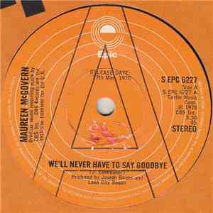 Maureen McGovern - We'll Never Have To Say Goodbye mp3 album