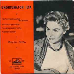 Maynie Sirén - Unohtumaton Ilta mp3 album