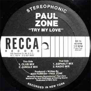 Paul Zone - Try My Love mp3 album