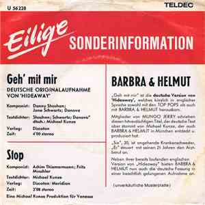 Barbra & Helmut - Geh' Mit Mir / Stop mp3 album
