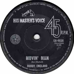 Buddy England - Movin' Man mp3 album