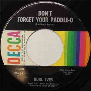 Burl Ives - Don't Forget Your Paddle-O mp3 album