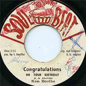 Ken Boothe - Congratulations On Your Birthday mp3 album