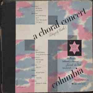 Leonard De Paur Conducting Leonard De Paur Infantry Chorus - A Choral Concert (Songs Of Faith) mp3 album