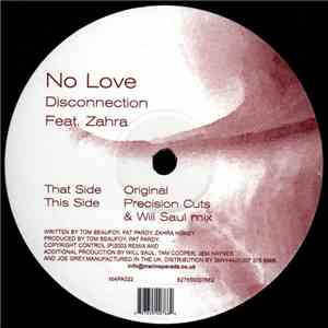 No Love Feat. Zahra - Disconnection mp3 album