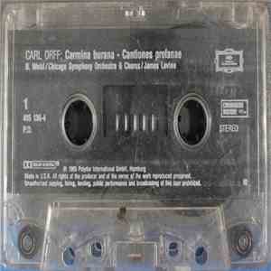 Orff - June Anderson · Bernd Weikl · Philip Creech, Chicago Symphony Orchestra & Chorus And James Levine  - Carmina Burana mp3 album