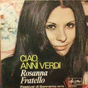 Rosanna Fratello - Ciao Anni Verdi mp3 album