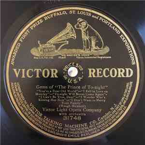 Victor Light Opera Company - Gems Of "The Prince Of To-night" mp3 album