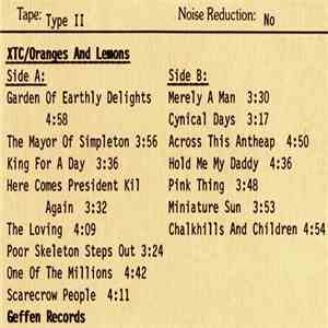 XTC - Oranges & Lemons mp3 album