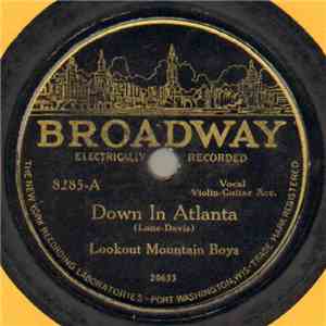 Lookout Mountain Boys - Down In Atlanta / When The Maple Leaves Are Falling mp3 album