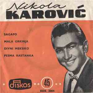 Nikola Karović - Sagapo mp3 album