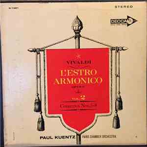 Paul Kuentz / Antonio Vivaldi - L'Estro Armonico Opus 3 - Vol. 2 - Concertos Nos. 5-8 mp3 album