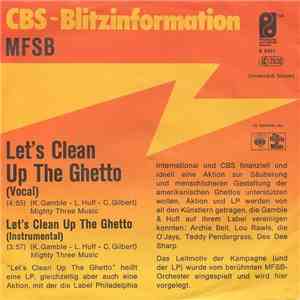 Philadelphia International All Stars / MFSB - Let's Clean Up The Ghetto mp3 album