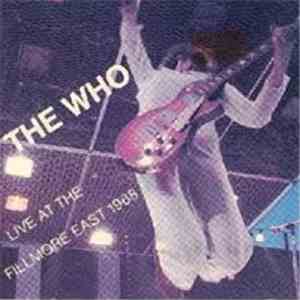 The Who - Live At The Fillmore East 1968 mp3 album