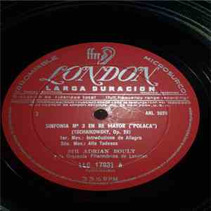 Tschaikowsky, Sir Adrian Boult, Orquesta Filarmónica de Londres - Sinfonia No 3 En Re Mayor ("Polaca") mp3 album
