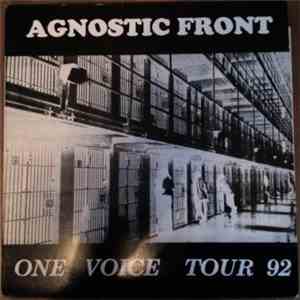 Agnostic Front - One Voice Tour 92 mp3 album