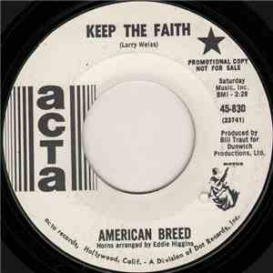 American Breed - Keep The Faith / Private Zoo mp3 album