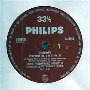 Beethoven, Mendelssohn, Royal Philharmonic Orchestra Conducted By Sir Thomas Beecham Bart., C.H. - Symphony No. 8 In F, Op. 93 / Symphony No. 4 In A, Op. 90 (Italian) mp3 album