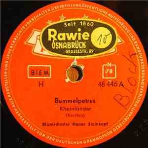 Blasorchester Hanns Steinkopf - Bummelpetrus / Tippelbrüder mp3 album