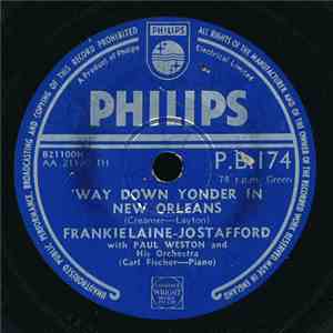 Frankie Laine - Jo Stafford With Paul Weston And His Orchestra - 'Way Down Yonder In New Orleans / Basin Street Blues mp3 album