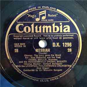 Huddersfield Choral Society With Royal Liverpool Philharmonic Orchestra - Messiah mp3 album