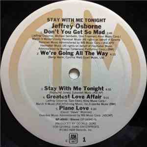 Jeffrey Osborne - Stay With Me Tonight mp3 album