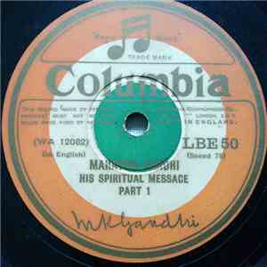 Mahatma Gandhi - His Spiritual Message mp3 album