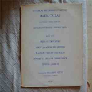 Maria Callas - Live Concert - Athens, Greece 1957 mp3 album