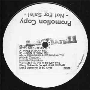 Alter Ego - Betty Ford - Remix Pt. 1 mp3 album