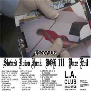Delroy Edwards - Slowed Down Funk Vol. 3: Pure Evil mp3 album