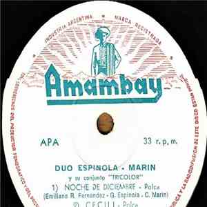 Duo Espinola - Marin Y Su Conjunto "Tricolor" - Dúo Espinola - Marin mp3 album