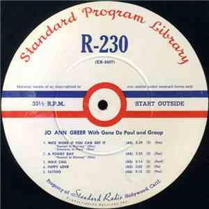 Jo Ann Greer With Gene De Paul - Jo Ann Greer mp3 album