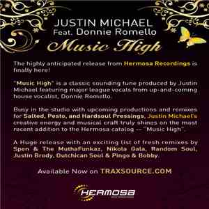 Justin Michael Feat. Donnie Romello - Music High mp3 album