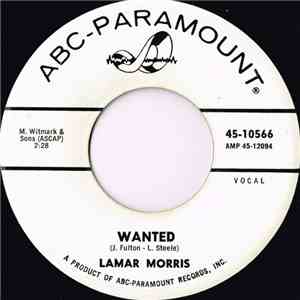 Lamar Morris - Wanted / I Lost Someone mp3 album