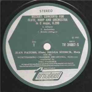 Mozart, Jean Patéro, Helga Storck, Helmuth Rilling, Bruno Hoffman - Concerto For Flute And Harp, K. 299 / Fantasia For Mechanical Organ, K. 608 / Adagio For Glass Harmonica Solo, K. 617a mp3 album