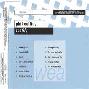Phil Collins - Testify mp3 album