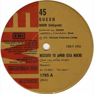 Queen - Necesito Tu Amor Esta Noche = Need Your Loving Tonight mp3 album