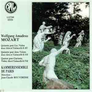 Wolfgang Amadeus Mozart, Kammer Ensemble de Paris, Jean-Claude Bouveresse, violon, Daniel Catalanotti, cor, Philippe Cuper, clarinette, Christophe Poiget, violon, Philippe Dussol, alto, Odile Bourin, violoncelle, Antoine Fritsch, violoncelle, Marie-Christ mp3 album