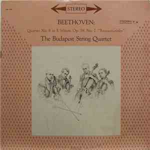 Budapest String Quartet, Ludwig van Beethoven - Quartet No. 8 in E Minor, Op. 59, No. 2 ("Rasoumovsky") mp3 album