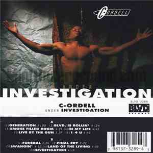 C-Ordell - Under Investigation mp3 album