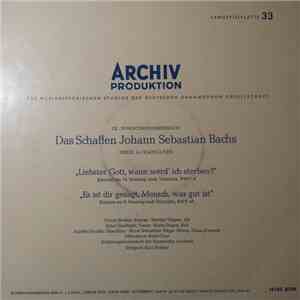 Johann Sebastian Bach, Münchener Bach-Chor, Solistengemeinschaft Der Bachwoche Ansbach, Karl Richter - Liebster Gott, Wann Werd' Ich Sterben? / Es Ist Dir Gesagt, Mensch, Was Gut Ist mp3 album