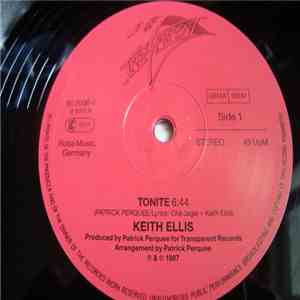Keith Ellis  - Tonite mp3 album